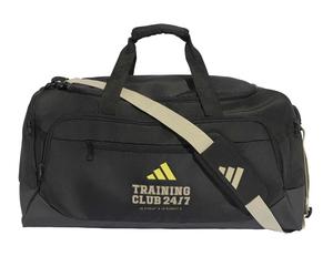 Borsa sportiva Adidas Training Defender Graphic Duffle Medium - black/khaki three/pure lemon - Nero