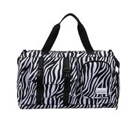Borsa sportiva alla moda con stampa di leopardi di mucca pratica in tessuto Oxford multi scomparto design resistente all'acqua palestra nuoto accessori da viaggio borsa da palestra di grande capacità