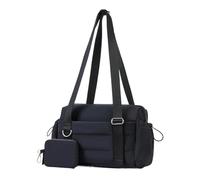 Borsa sportiva da donna - Borsa Weekend - Borsa da palestra con tasca bagnata e portamonete - Borsa Duffle per viaggi fitness yoga sport adulto, Nero, Se référer au descriptif, riferimento alla
