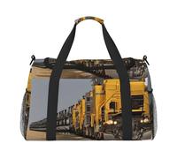 Borsa sportiva da donna, con stampa di treno merci, borsone da viaggio, borsone da uomo, borsa da viaggio da donna, borsa sportiva da palestra