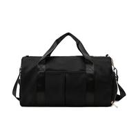 Borsa sportiva da palestra, borsone con scomparto per scarpe, borsa da allenamento pieghevole per uomini e donne, yoga, viaggi, week-end notturno, borse separate impermeabili da asciutto e bagnato