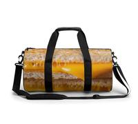 Borsa sportiva da palestra con panino al formaggio alla griglia stampata con cibo da viaggio Borse da viaggio Borse da viaggio Borse da weekend leggere per uomo donna, Stile:, 17.7in/9in/9in, MHXYZHW