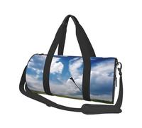 Borsa sportiva da palestra con stampa di anatra selvatica con tasca bagnata e scomparto per scarpe, borsone da viaggio per uomo e donna, Campo da golf., Taglia unica, Borsone da viaggio