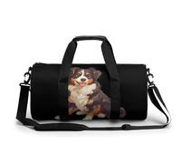 Borsa sportiva da palestra con stampa di pastore australiano, da viaggio, leggera, per uomo e donna, Stile:, 17.7in/9in/9in, MHXYZHW