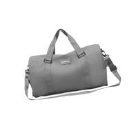 Borsa sportiva da palestra per donne e ragazze, borsone da viaggio, leggero, da portare nei fine settimana, resistente all'acqua, borsone da viaggio, grigio, Bellezza di massa