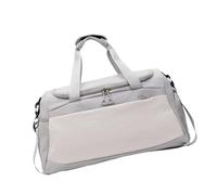 Borsa sportiva da palestra per donne e ragazze, borsone da viaggio, leggero, da portare nei fine settimana, resistente all'acqua, per la notte, sport e palestra, grigio, Bellezza di massa