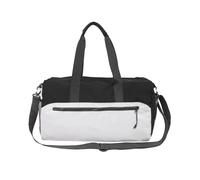 Borsa sportiva da palestra per donne e ragazze, borsone da viaggio, leggero, da portare nei fine settimana, resistente all'acqua, borse da notte a tracolla, grigio, Bellezza di massa