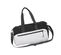 Borsa sportiva da palestra per donne e ragazze, borsone da viaggio, leggero, da portare nei fine settimana, resistente all'acqua, borsone da viaggio, grigio, Bellezza di massa