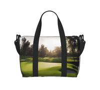 Borsa sportiva da palestra per donne e uomini, borsone da viaggio, borsa da golf, borsa da weekender, in tela, borsa da viaggio per la notte, per viaggi, nuoto, fitness, allenamento, sport, Campo da