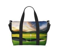 Borsa sportiva da palestra per donne e uomini, borsone da viaggio, borsa da golf, borsa da weekender, in tela, borsa da viaggio per la notte, per viaggi, nuoto, fitness, allenamento, sport, Campo da