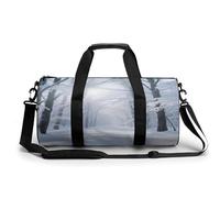 Borsa sportiva da palestra per donne e uomini, borsone da viaggio, borsa da weekender, alberi giganti, borsa da viaggio per la notte, per viaggi, nuoto, fitness, allenamento, sport