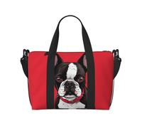 Borsa sportiva da palestra per donne e uomini, borsone da viaggio, borsa da weekender, borsa da portare con sé durante la notte, per viaggi, nuoto, fitness, allenamento, sport, grafica, dadi, Cane