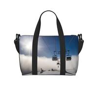 Borsa sportiva da palestra per donne e uomini, borsone da viaggio, borsa da weekender, borsa da portare con sé durante la notte, per viaggi, nuoto, fitness, allenamento, sport, skilift a Sunshine