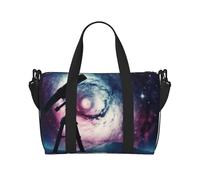 Borsa sportiva da palestra per donne e uomini, borsone da viaggio, borsa da weekender, borsa da portare con sé durante la notte, per viaggi, nuoto, fitness, allenamento, sport, tramonto, bicchiere da