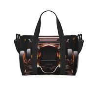 Borsa sportiva da palestra per donne e uomini, borsone da viaggio, borsa da weekender, borsa da portare con sé durante la notte, per viaggi, nuoto, fitness, allenamento, sport, grazioso borsone Jaguar