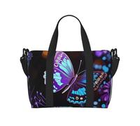 Borsa sportiva da palestra per donne e uomini, borsone da viaggio, borsa da weekender, borsa da viaggio per la notte, per viaggi, nuoto, fitness, allenamento, sport, con tigre del Bengala bianca