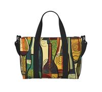 Borsa sportiva da palestra per donne e uomini, borsone da viaggio, borsa da weekender, borsa da viaggio per la notte, per viaggi, nuoto, fitness, allenamento, sport, viola amore borsone, Bottiglia di