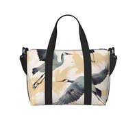 Borsa sportiva da palestra per donne e uomini, borsone da viaggio, borsa da weekender, borsa da viaggio per la notte, per viaggi, nuoto, fitness, allenamento, sport, golf, sport, Gru Volanti, Taglia