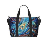 Borsa sportiva da palestra per donne e uomini, borsone da viaggio, borsa da weekender, borsa da viaggio per la notte, per viaggi, nuoto, fitness, allenamento, sport, mondo subacqueo, corallo, borsone