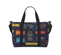 Borsa sportiva da palestra per donne e uomini, borsone da viaggio, borsa da weekender, borsa da viaggio per la notte, per viaggi, nuoto, fitness, allenamento, sport, oceano, tartaruga marina, borsone