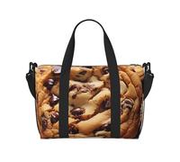 Borsa sportiva da palestra per donne e uomini, borsone da viaggio, borsa da weekender, borsa da viaggio per la notte, per viaggi, nuoto, fitness, allenamento, sport, due grandi panda, Biscotti al