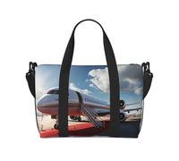 Borsa sportiva da palestra per donne e uomini, borsone da viaggio, borsa da weekender, borsa da viaggio per la notte, per viaggi, nuoto, fitness, allenamento, sport, rose rosse, cespuglio in giardino