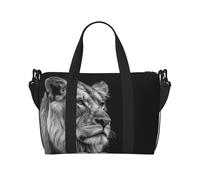 Borsa sportiva da palestra per donne e uomini, borsone da viaggio, borsa da weekender, borsa da viaggio per la notte, per viaggi, nuoto, fitness, allenamento, sport, tram Lisbona, borsone da viaggio