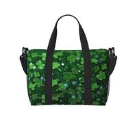 Borsa sportiva da palestra per donne e uomini, borsone da viaggio, borsa da weekender, borsa da viaggio per la notte, per viaggi, nuoto, fitness, allenamento, sport, sfondo di San Patrizio, borsa da