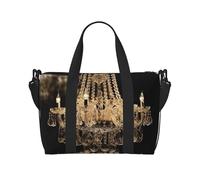 Borsa sportiva da palestra per donne e uomini, borsone da viaggio, borsa da weekender, borsa da viaggio per la notte, per viaggi, nuoto, fitness, allenamento, sport, golf, sport, Splendido lampadario