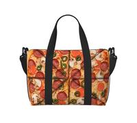 Borsa sportiva da palestra per donne e uomini, borsone da viaggio, borsa da weekender, borsa da viaggio per la notte, per viaggi, nuoto, fitness, allenamento, sport, Shiba Inu smile tongue out Duffle