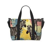 Borsa sportiva da palestra per donne e uomini, borsone da viaggio, borsa da weekender, borsa da viaggio per la notte, per viaggi, nuoto, fitness, allenamento, sport, viola amore borsone, Giraffa e
