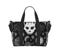 Borsa sportiva da palestra per donne e uomini, borsone da viaggio, borsa da weekender, borsa da viaggio per la notte, per viaggi, nuoto, fitness, allenamento, sport, due giraffe, borsone da viaggio