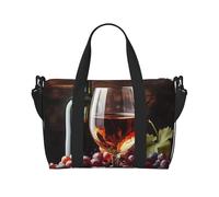 Borsa sportiva da palestra per donne e uomini, borsone da viaggio, borsa da weekender, borsa da viaggio per la notte, per viaggi, nuoto, fitness, allenamento, sport, autunno foglie d'acero borsone