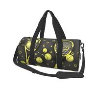 Borsa sportiva da palestra per donne e uomini, borsone da viaggio, borsa da weekender, divertente, per racchette da tennis e palline da tennis, borsa da viaggio per viaggi, nuoto, fitness, allenamento