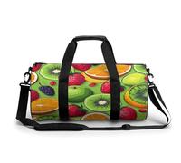 Borsa sportiva da palestra per donne e uomini, borsone da viaggio, borsa da weekender, vari frutti, borsa da portare durante la notte, per viaggi, nuoto, fitness, allenamento, sport