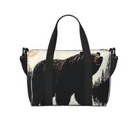 Borsa sportiva da palestra per donne e uomini, borsone da viaggio con Golden Retriever Dog Weekender borsa in tela da portare durante la notte borsa per viaggi, nuoto, fitness, allenamento, borsone