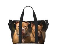 Borsa sportiva da palestra per donne e uomini, borsone da viaggio con Golden Retriever Dog Weekender borsa in tela da portare durante la notte borsa per viaggi, nuoto, fitness, allenamento, borsone