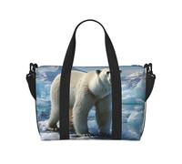 Borsa sportiva da palestra per donne e uomini, borsone da viaggio tote acquerello di falco seduto sull'albero Borsa da fine settimana in tela Borsa da viaggio per viaggi nuoto fitness allenamento