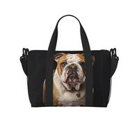 Borsa sportiva da palestra per donne e uomini, borsone da viaggio tote acquerello di falco seduto sull'albero Borsa da fine settimana in tela Borsa da viaggio per viaggi nuoto fitness allenamento