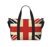 Borsa sportiva da palestra per donne e uomini, borsone da viaggio tote acquerello di falco seduto sull'albero Borsa da fine settimana in tela Borsa da viaggio per viaggi nuoto fitness allenamento