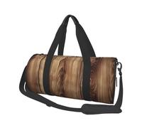 Borsa sportiva da palestra per donne e uomini, borsone da viaggio tote con venature del legno, borsa da fine settimana in tela da portare con sé per viaggi, nuoto, fitness, allenamento, sport, borsone