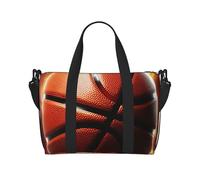 Borsa sportiva da palestra per donne e uomini, borsone da viaggio tote geco lucertole borsa da weekend in tela borsa da viaggio per viaggi nuoto fitness allenamento sport borsone, Pallacanestro