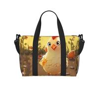 Borsa sportiva da palestra per donne e uomini, borsone da viaggio tote gerani rossi 1 borsa da weekend in tela da portare durante la notte borsa per viaggi, nuoto, fitness, allenamento, borsone