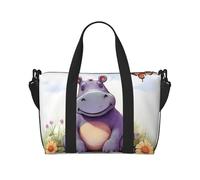 Borsa sportiva da palestra per donne e uomini, borsone da viaggio tote gerani rossi 1 borsa da weekend in tela da portare durante la notte borsa per viaggi, nuoto, fitness, allenamento, borsone