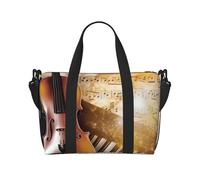 Borsa sportiva da palestra per donne e uomini, borsone da viaggio tote ibisco rosso borsa da weekend in tela da portare durante la notte borsa per viaggi, nuoto, fitness, allenamento, borsone sportivo