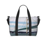 Borsa sportiva da palestra per donne e uomini, borsone da viaggio Tote Pikes Peak Colorado, borsa da weekender, in tela, borsa da portare durante la notte, per viaggi, nuoto, fitness, allenamento