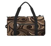 Borsa sportiva da palestra per donne e uomini, con scomparto per scarpe e tasca bagnata, borsone da viaggio vivace e audace per viaggi, sport, fitness, allenamento, Vortice nell'angolo, Taglia unica,