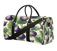 Borsa sportiva da palestra per uomini e donne, con motivo a foglie di fico, impermeabile, pieghevole, da viaggio, leggera, da portare con sé, per allenamento in ospedale