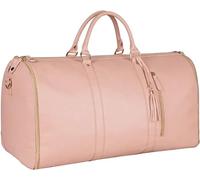 Borsa sportiva da uomo donna, borsa da viaggio e borsa a mano, borsa da fitness all'aperto grande capacità pieghevole impermeabile palestra Duffle Bag uomini donne per viaggi, weekend, rosa, L