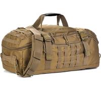 Borsa sportiva da viaggio, borsa da viaggio, borsa weekend per uomini e donne, borsa da allenamento per militari, sport, notte, basket, tattico, calcio, impermeabile e antistrappo, Coyote, 25L US